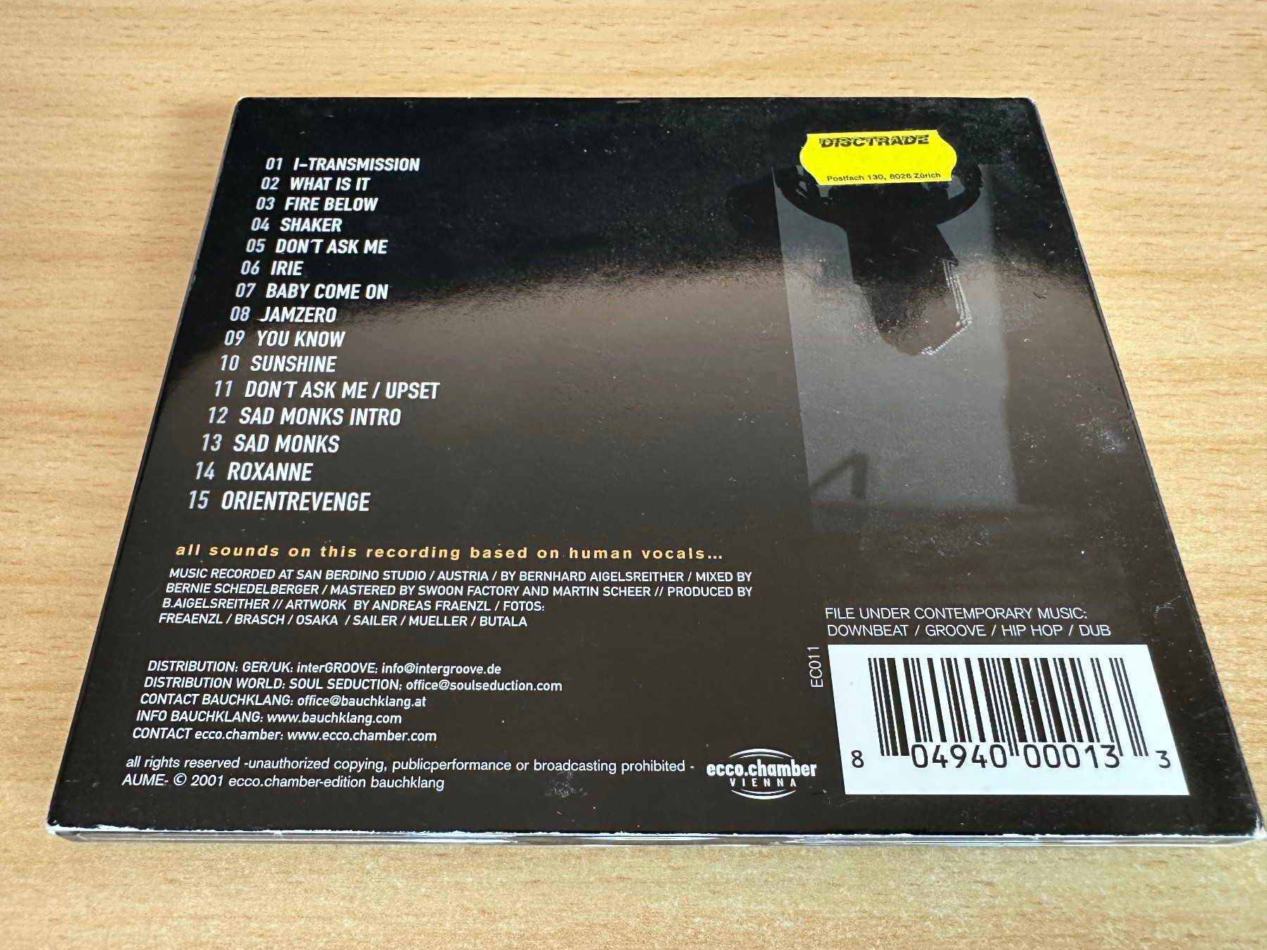 CDs: Bauchklang – Jamzero – Gebraucht aus Rikon im Tösstal von Alpenmutz 1
