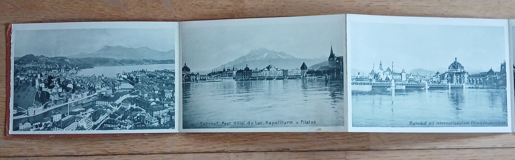 Cartoline postali: Souvenir von Luzern, um 1909 – Usato da Wettingen venduto da Aromat 4