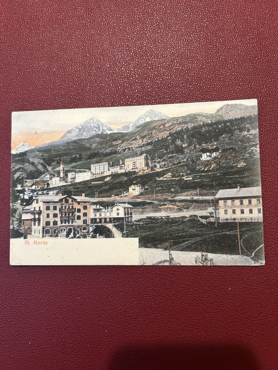 Cartoline postali: St. Moritz 1906 – Usato da Breganzona venduto da Milesbo