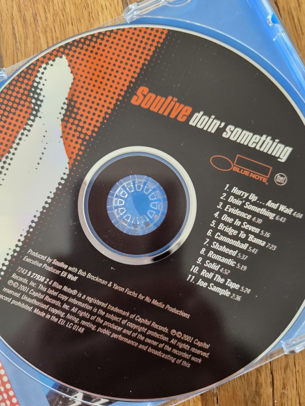 CD: SOULIVE DOIN' SOMETHING – Usato da Zofingen venduto da Tinpan 2