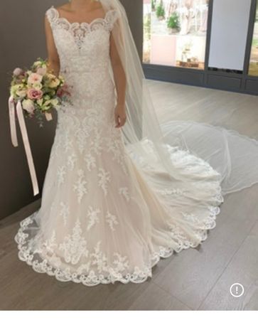 Traumhaftes Brautkleid Spitze Gr. 38 neu/ungetragen