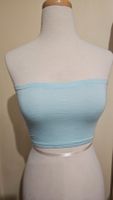 Mintfarbenes Bandeau-Top, Grösse M
