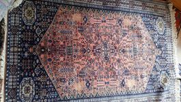 Orientteppich handgeknüpft, feind und dicht geknüpft 130x190