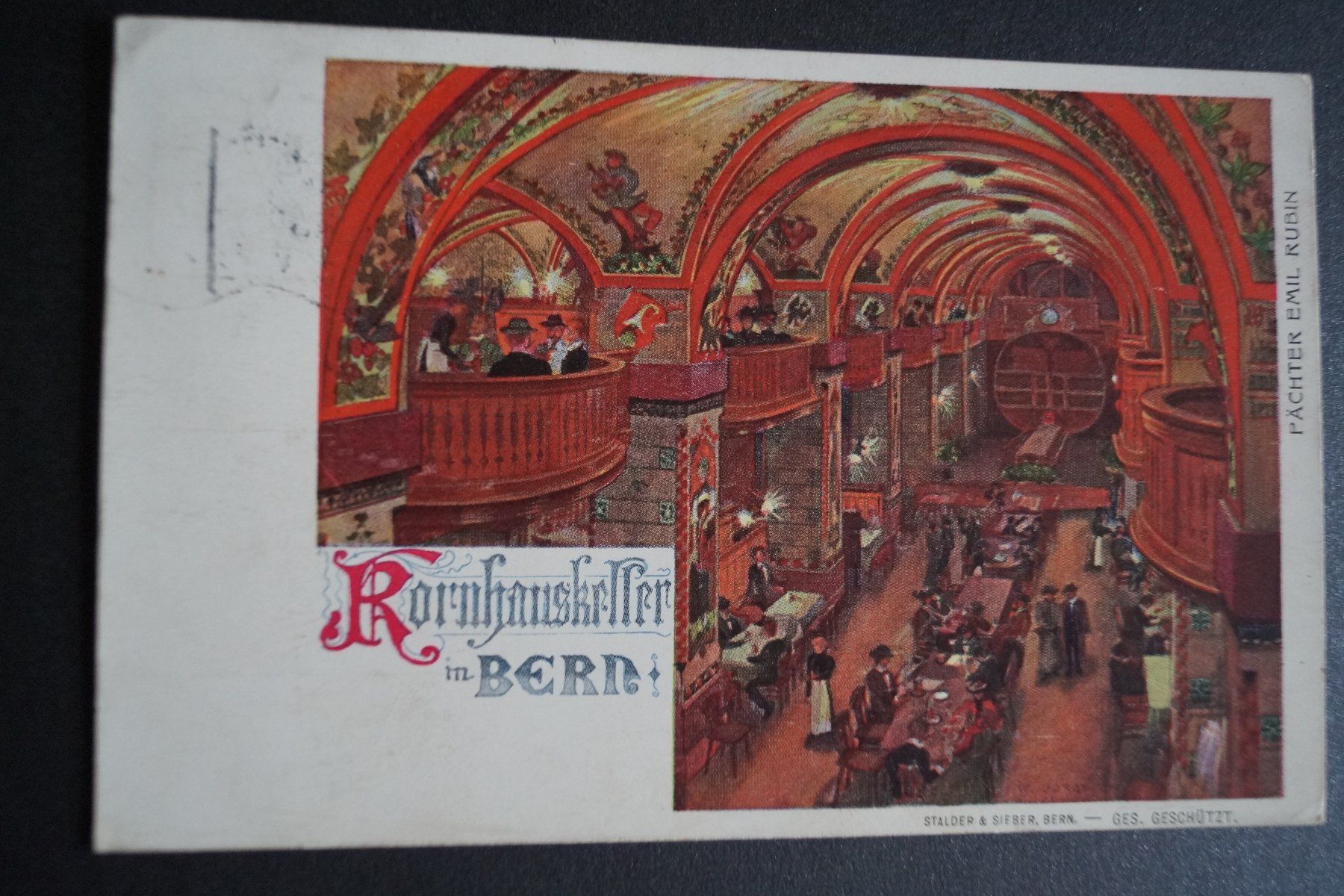 Cartoline postali: AK Kornhauskeller Bern – Usato da Böckten venduto da Hansi36