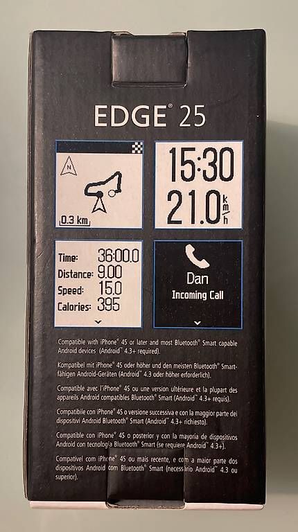 Garmin Computer & Strumenti di misurazione: Garmin EDGE 25 – Nuovo (secondo la descrizione) da Winterthur venduto da Elino_sa 2