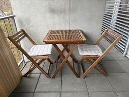 Balkontisch inkl. Stühle