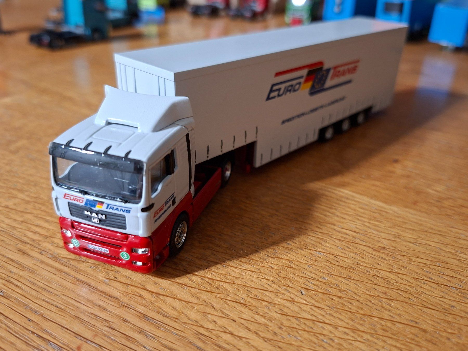 Herpa Kit di modellismo & Modellini statici: MAN Sattelzug 1:87 Herpa – Usato da Vordemwald venduto da TGV9497 2