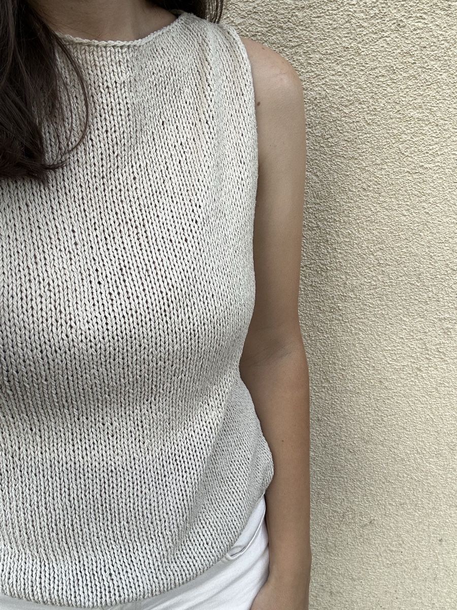 Tops: Handgestricktes Top aus 100% Seide – Neu (gemäss Beschreibung) aus Ormalingen von nude.knits 2