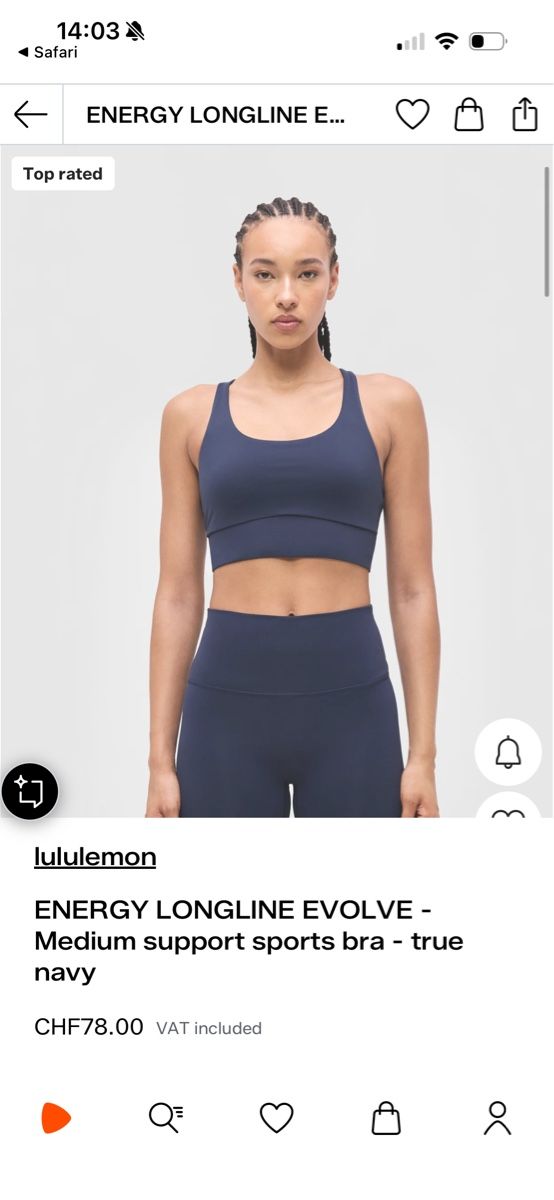 Lululemon Top: Lululemon Sport BH Grösse S – Usato da Küsnacht ZH venduto da pup_culture 2