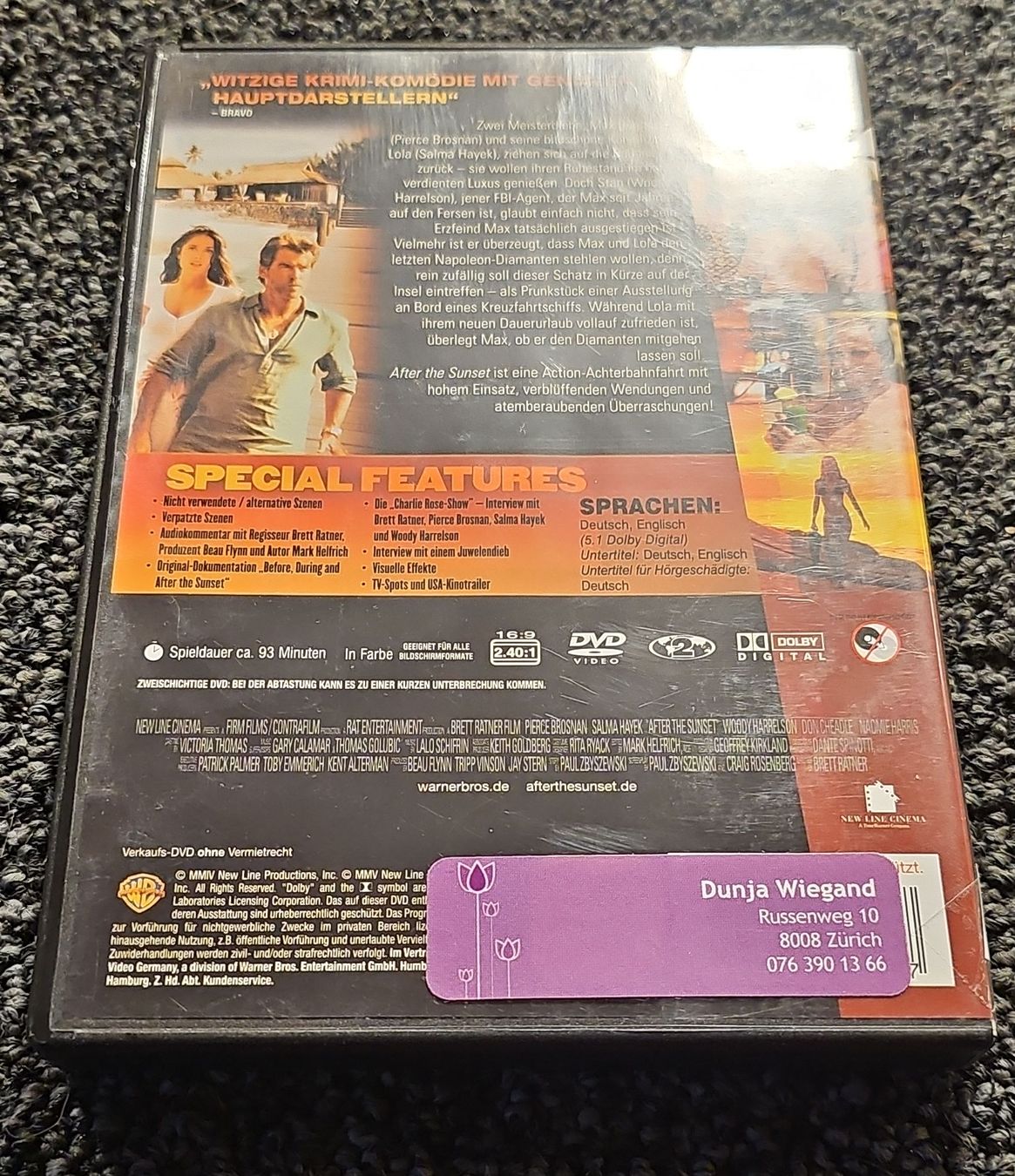 Tous les DVDs: After the Sunset (23662) – D'occasion à Ruswil par jan_bxl5 1
