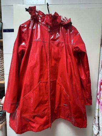 Ciré brillant rouge Amorlux intérieur rayé