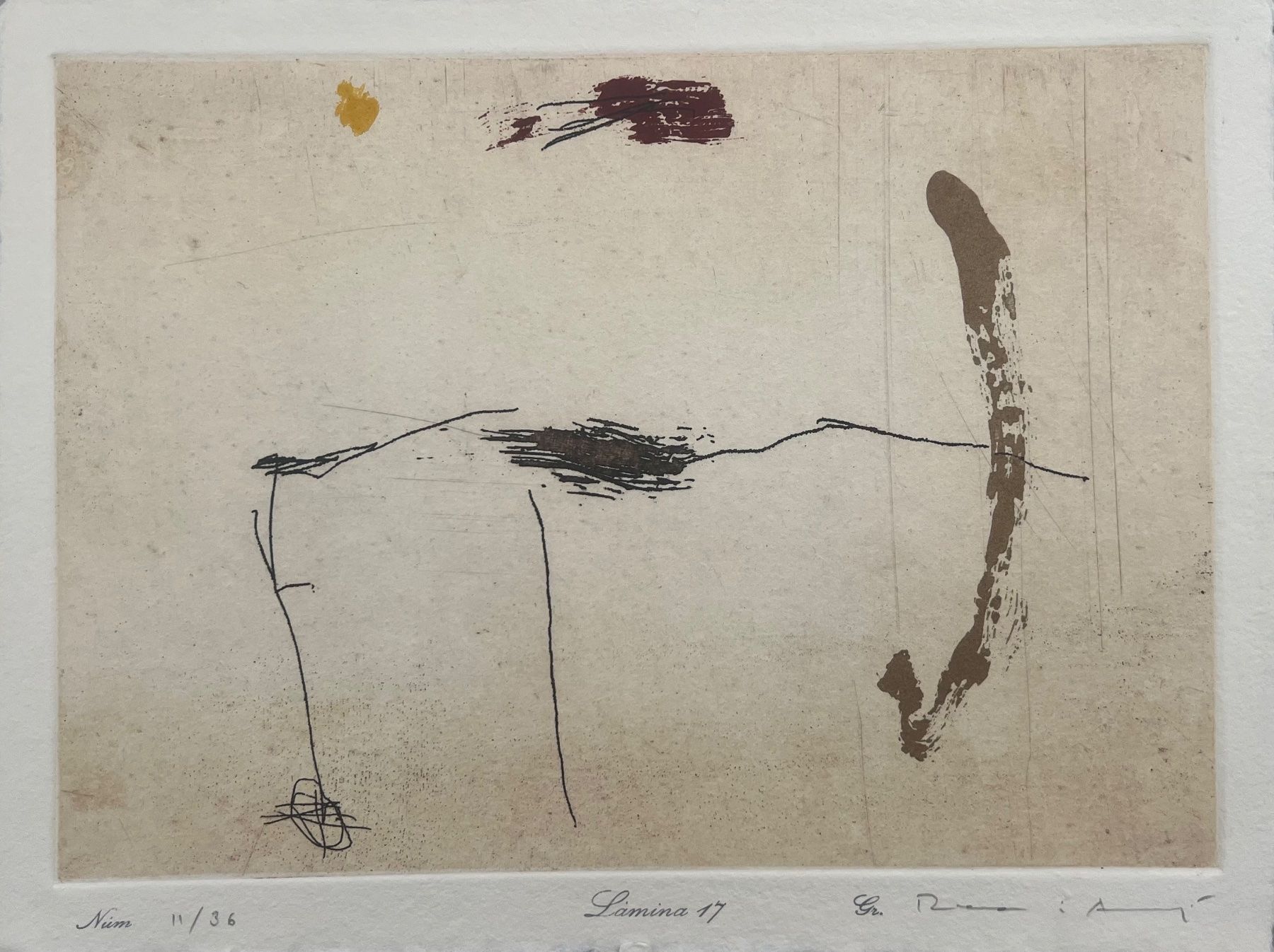 Grafica & Litografie: Josep Riera i Arago, handsigniert, nummeriert – Usato da Rain venduto da Pic-Ass