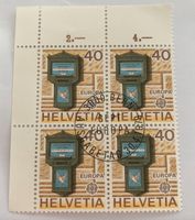 CH 4 er Block mit Vollstempel    