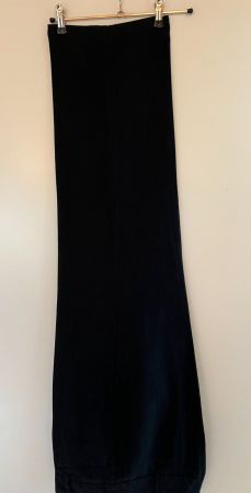 Damen-Leinenhose schwarz