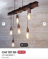 Esstischlampe "fake" Stahlträger, inkl. Leuchtmittel
