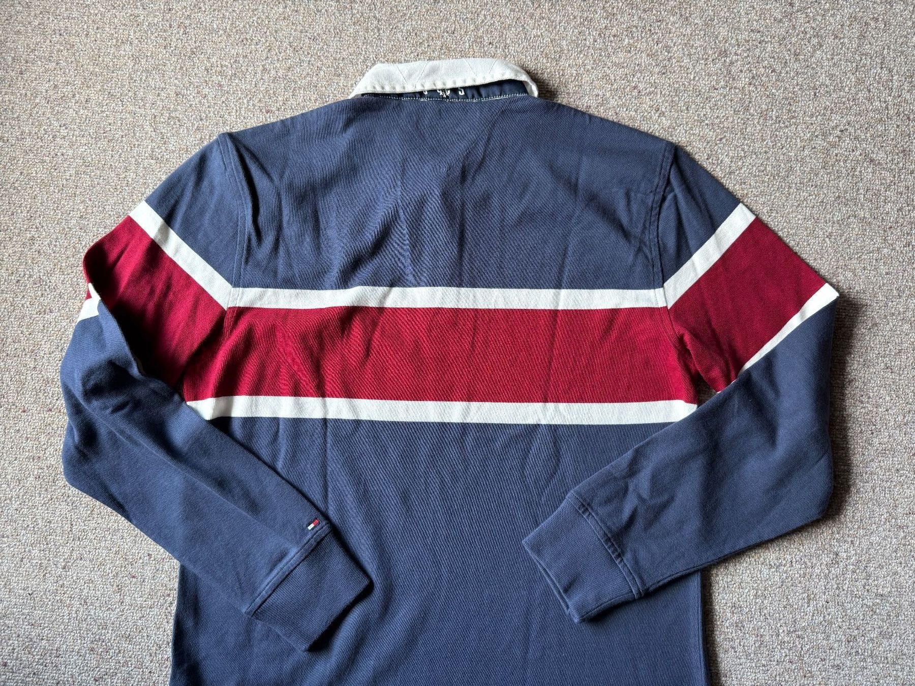 Tommy Hilfiger Maglioni & Felpe: Tommy Hilfiger Pullover Langarm Herren, Gr. M blau / rot – Usato da Thun venduto da dane_pao 6