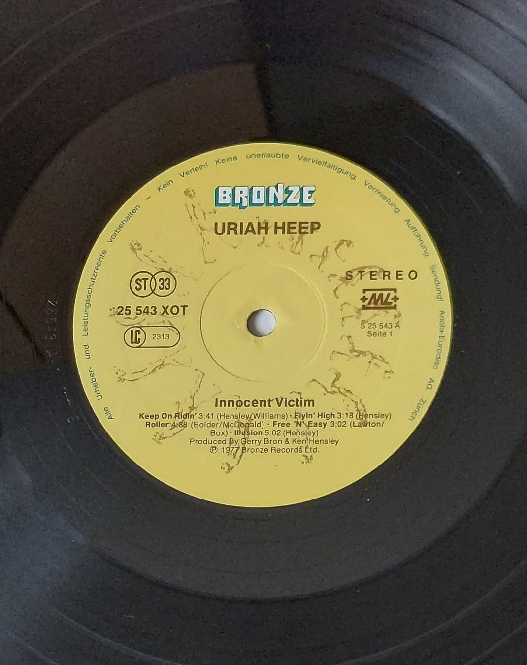 Dischi in vinile: LP - URIAH HEEP - INNOCENT VICTIM – Usato da Steckborn venduto da Quo7 1