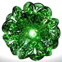 🍀 Murano Aschenbecher – Schweres Glas mit Luftblasen 🚬✨