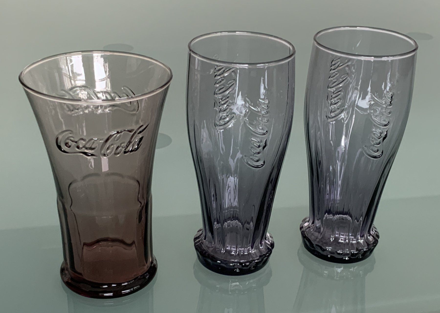 Coca-Cola Bicchieri: Coca-Cola Gläser (3 Gläser) – Usato da Belp venduto da Peltola13