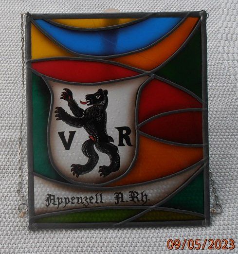 Sonstige Antiquitäten & Kunst: Alte "BUTZENSCHEIBE APPENZELL  A RH" – Gebraucht aus Gossau SG von Roco1
