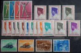 Indonesien Lot mit alten Werten