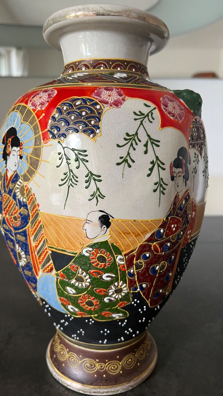 Vasen & Gefässe: VASE SATSUMA JAPON 1900 30cm – Gebraucht aus Nyon von stylevintage79 1