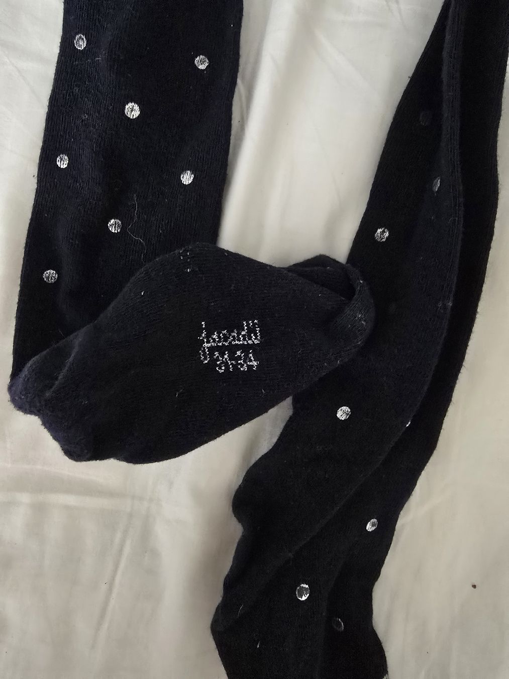 Jacadi Calze & Collant: Sparkly Black Tights  – Usato da bern venduto da gsh_2w9d 2