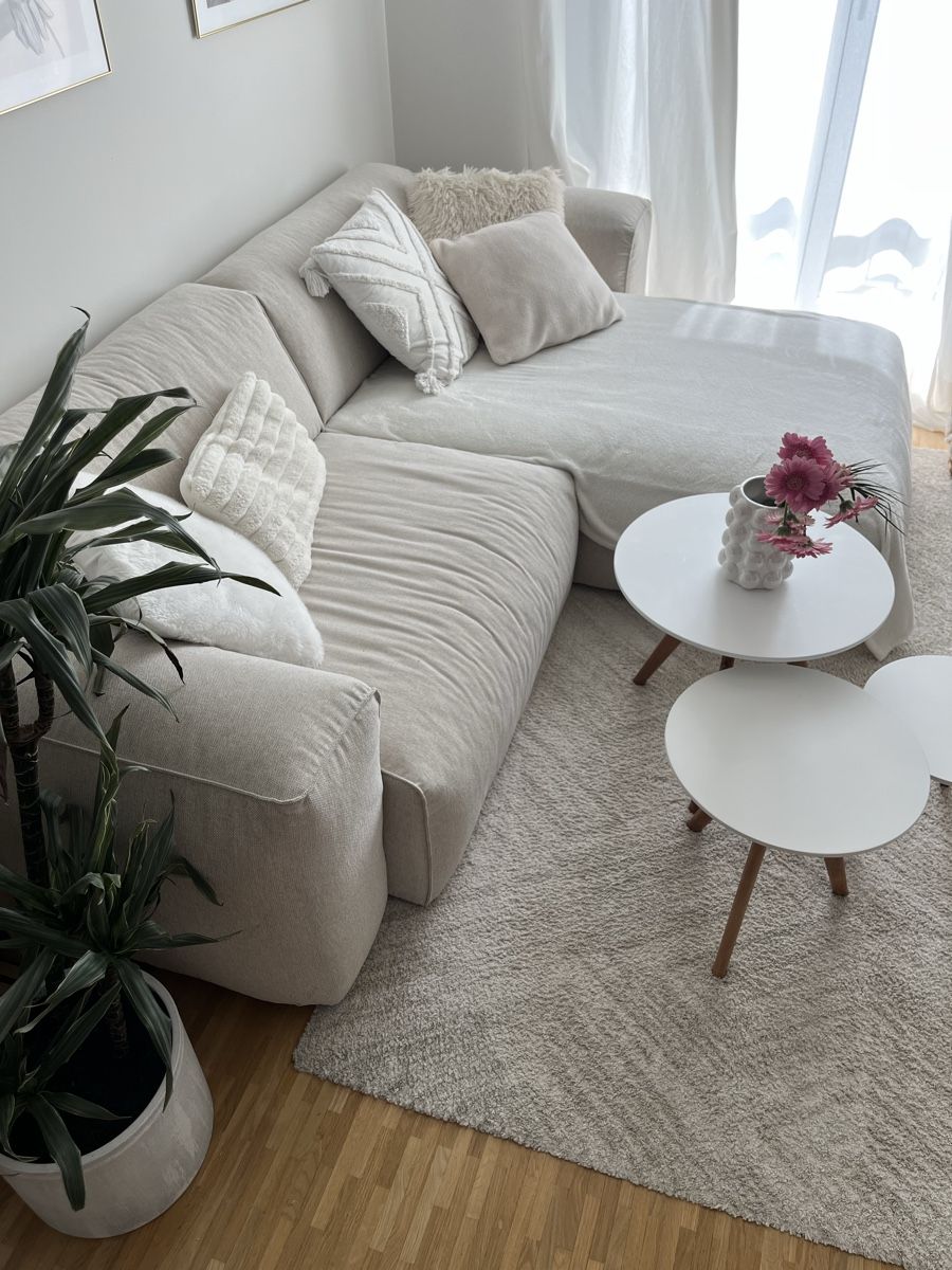 Sofas: Ecksof beige – Gebraucht aus St. Gallen von tan_q6nd