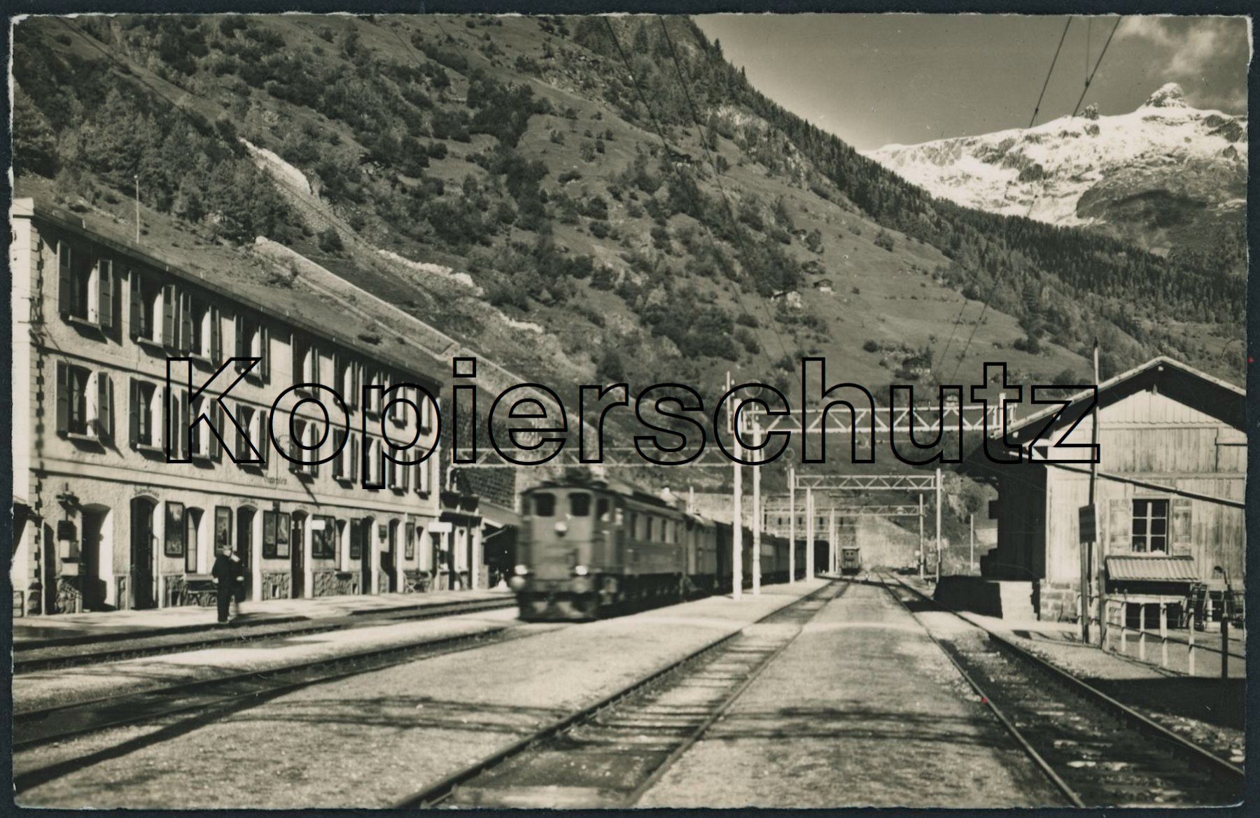 Cartoline postali: VS Goppenstein - Bahnhof - Bahn BLS - Ferden - Gampel – Nuovo (secondo la descrizione) da Schindellegi venduto da dormay