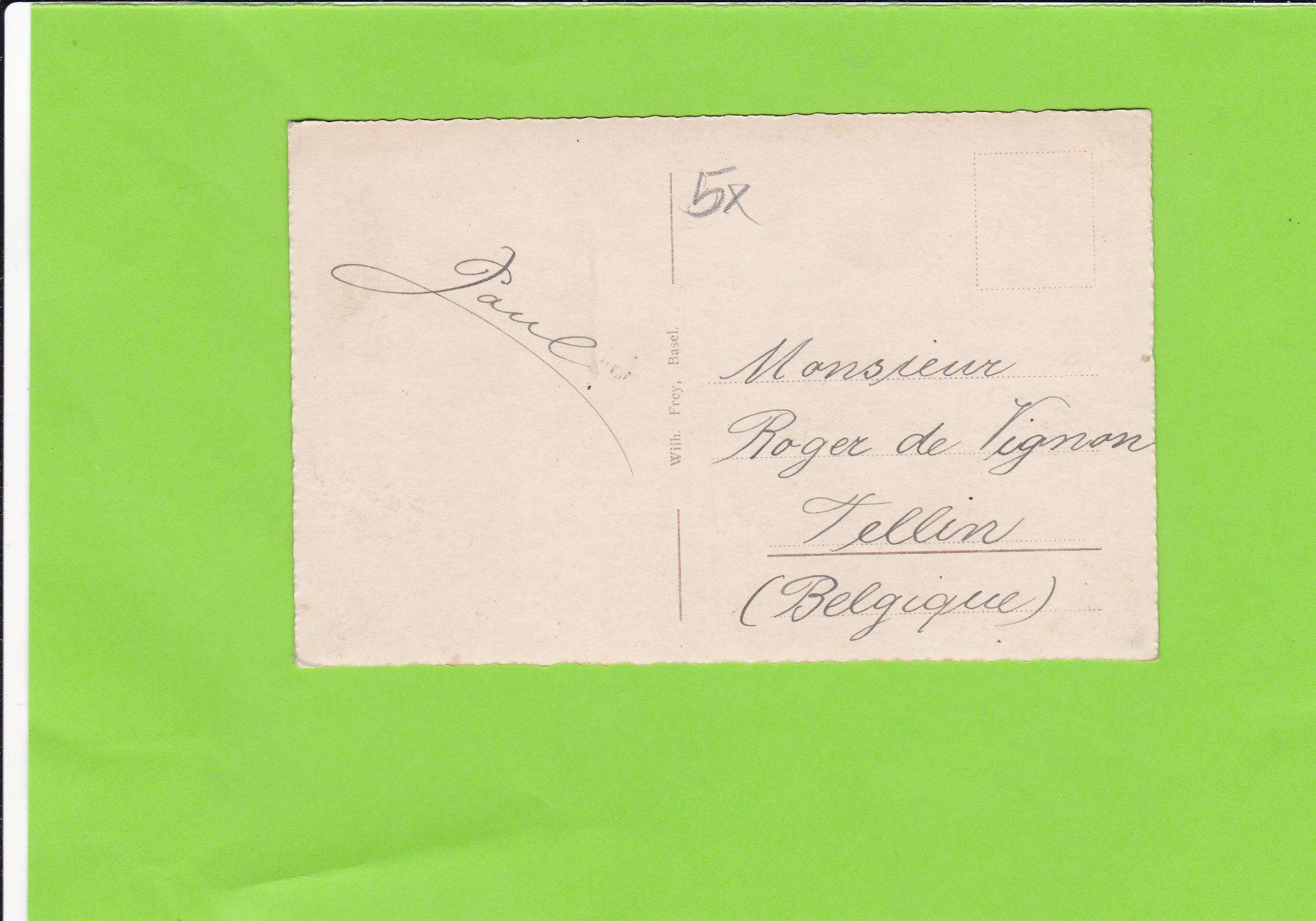 Cartoline postali: Basel, Blick vom Münster – Usato da St. Peterzell venduto da neckertal 1