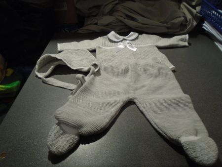 Baby-Set ca. Grösse 80, Pullover/Hose/Mütze