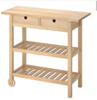 FÖRHÖJA Servierwagen, Birke, 100x43 cm