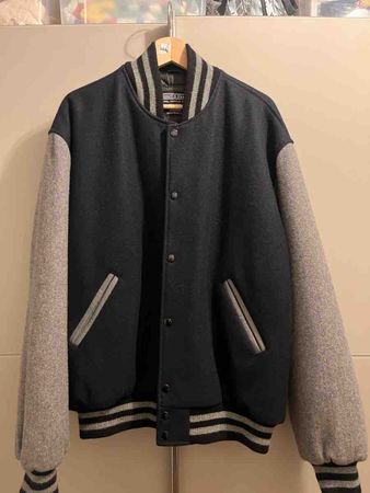 Stewart & Strauss College Jacke schwarz grau neuwertig