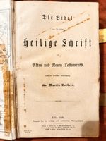 Luther Bibel von 1880 - Historisches Sammlerstückk!