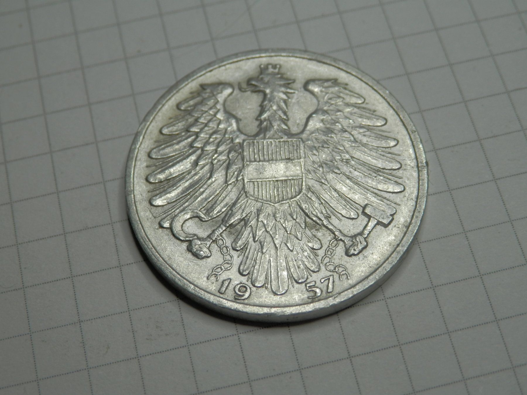 Tutti le monete: Österreich  1 Schilling, 1957 – Usato da Weiach venduto da weiach81 1