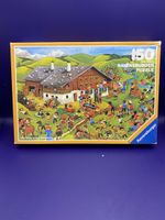 Ravensburger Kinder Puzzle 150 Teile - Gemütlicher Almabtrie