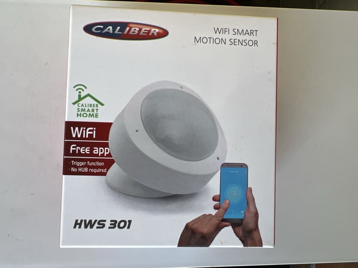 Schalter: Caliber Smart Home WiFi Motion Sensor, Free App, NEW! – Neu (gemäss Beschreibung) aus Mülligen von vagos85