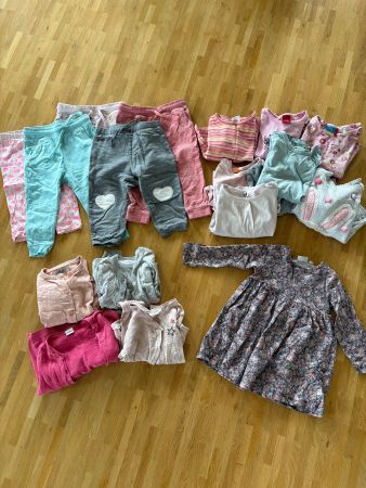 19-teiliges Kleiderpaket Mädchen 86/92