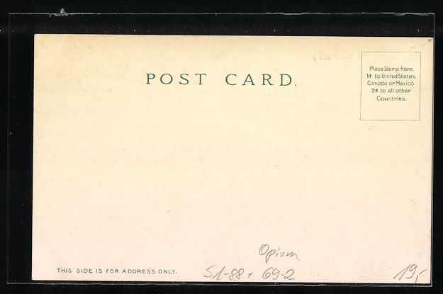 Cartoline postali: San Francisco, Underground Opium Den. Ch – Usato da Berlin venduto da bartko-reher 1
