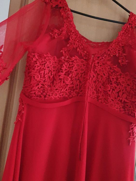 Vestiti: Rotes Abendkleid lang – Usato da Worben venduto da Marcodos 5