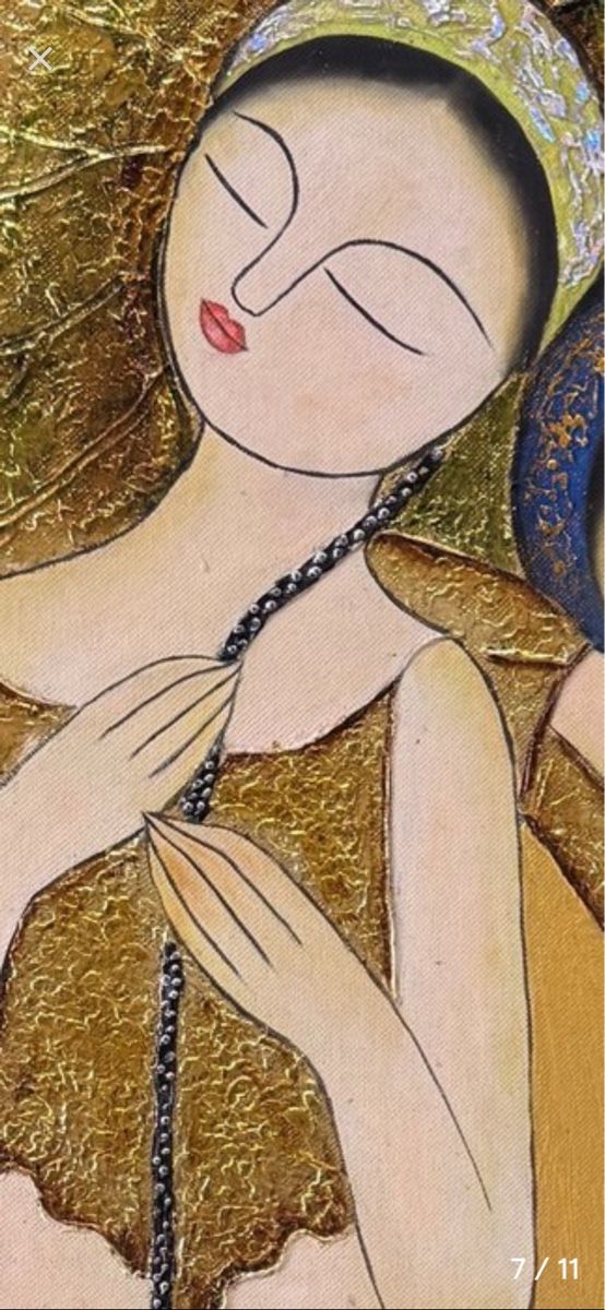 Gemälde: Chants de Lotus - Original Gemälde – Neu und originalverpackt aus Buchrain von Mr.Kim 2