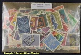 Schweiz, 300 verschiedene Briefmarken!