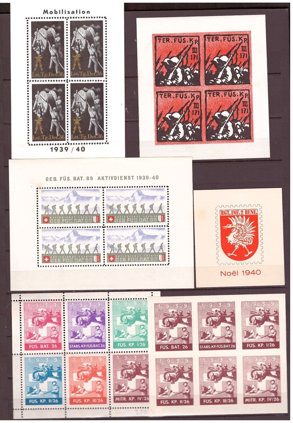 Tous les timbres: # 128 --- SOLDATENMARKEN – D'occasion à Dübendorf par Piero2