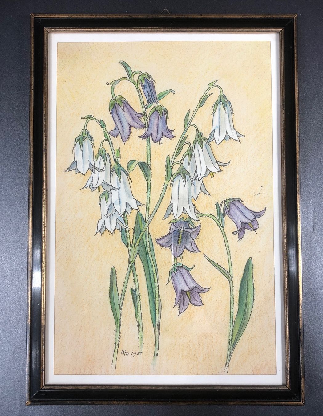 Gemälde: ⭐Bild Floral Willi Minder 1955 – Gebraucht aus Arisdorf von Liquidus