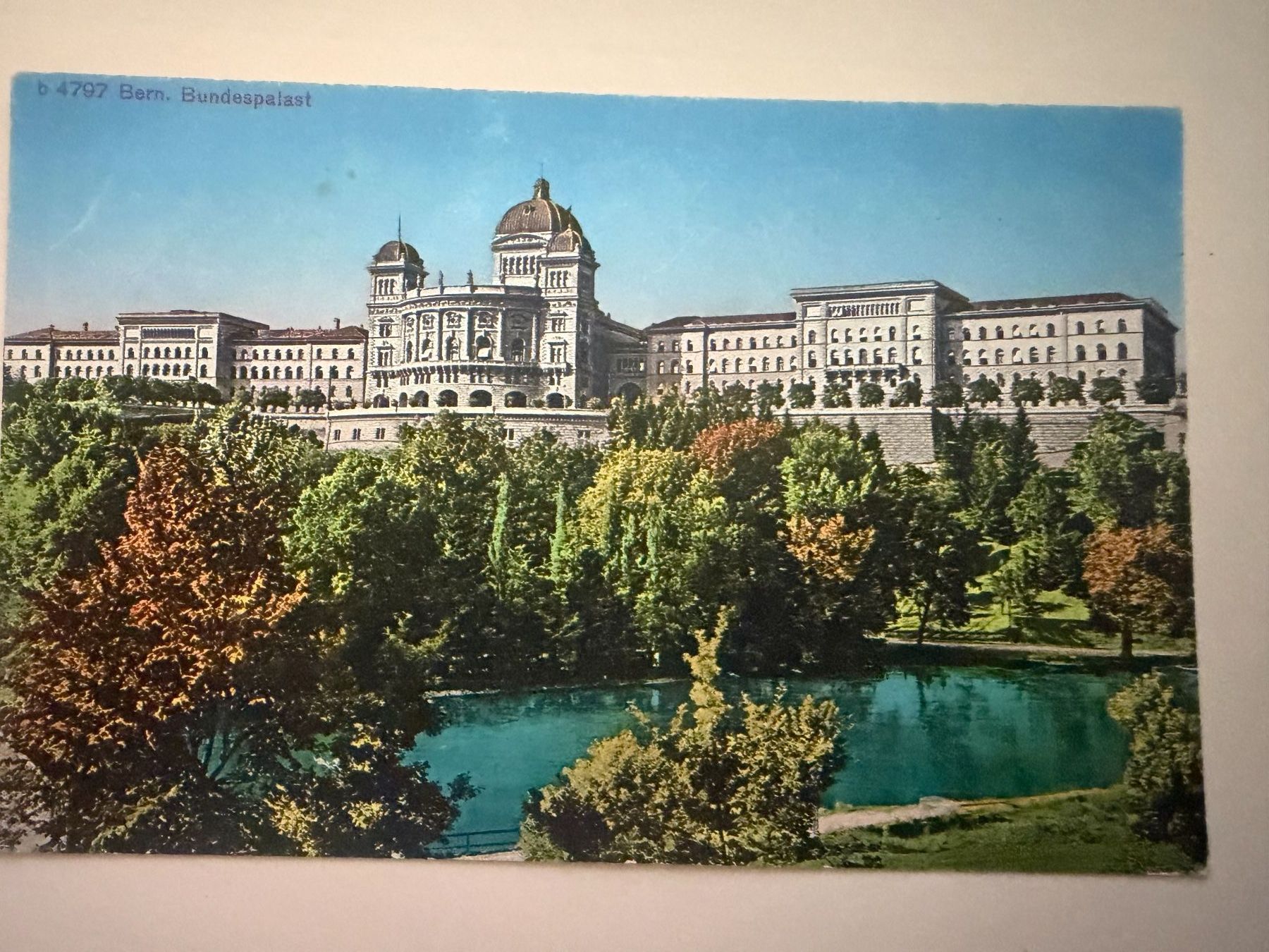 Cartoline postali: Bern - Bundeshaus 1933 - Ansichtskarte – Usato da Tegerfelden venduto da siebenmacky