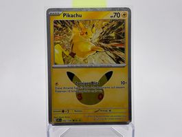 30 Jahre - Pikachu  (30C 52) - DE