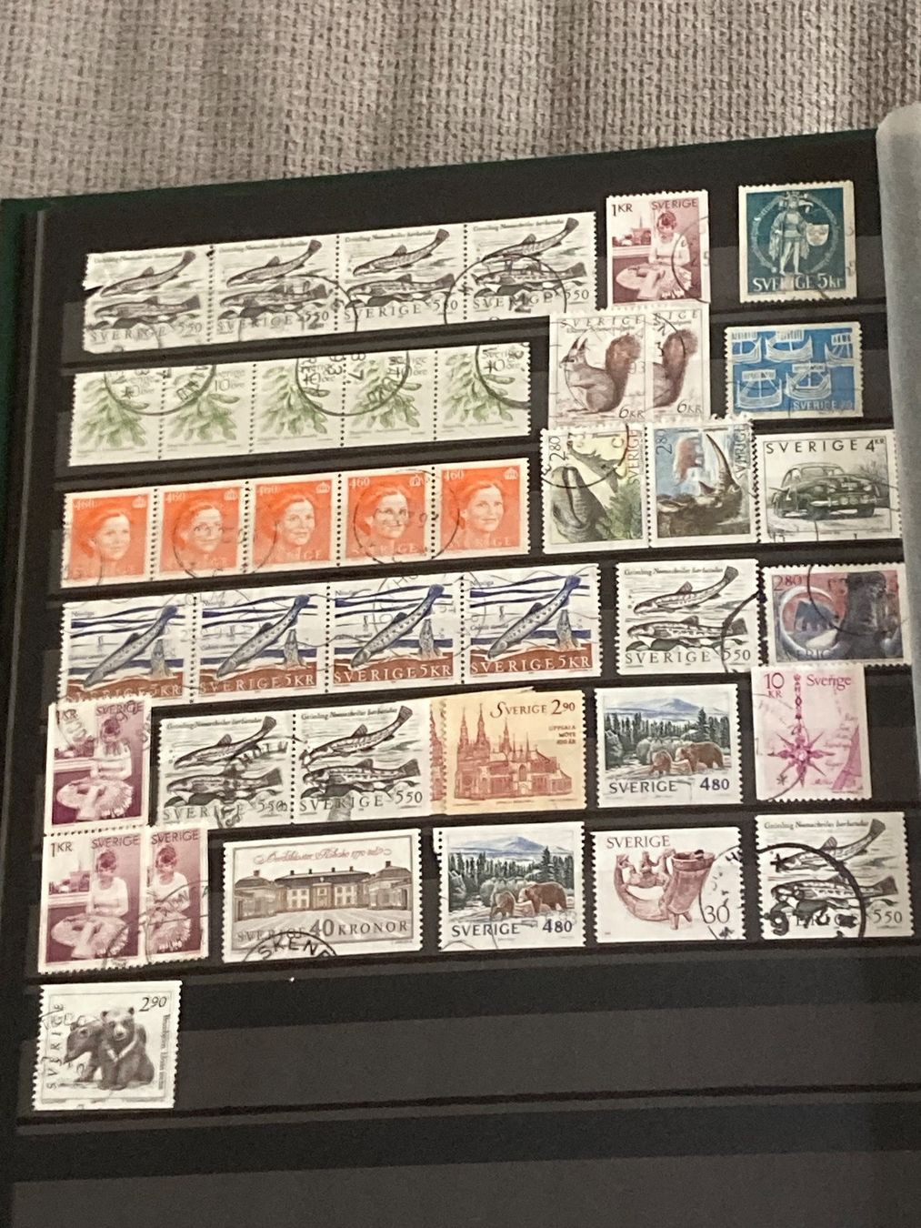 Alle Briefmarken: Lot Schweden 4 Albenseiten – Gebraucht aus Reinach BL von Haexli_46 3
