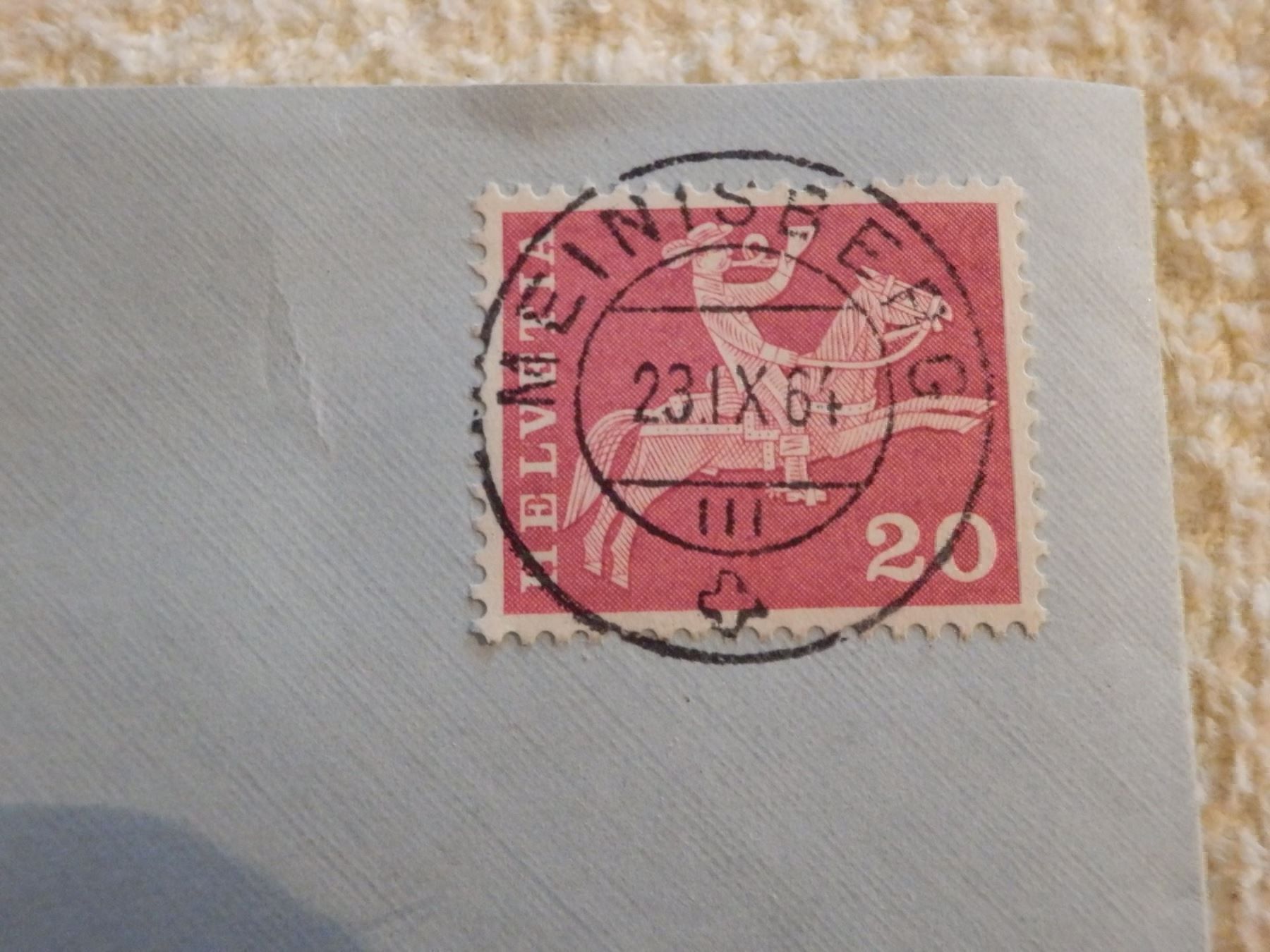 Tutti i francobolli: Lot mit 6 Bedarfsbelegen mit Vollstempel – Usato da Ueberstorf venduto da dinbau 9