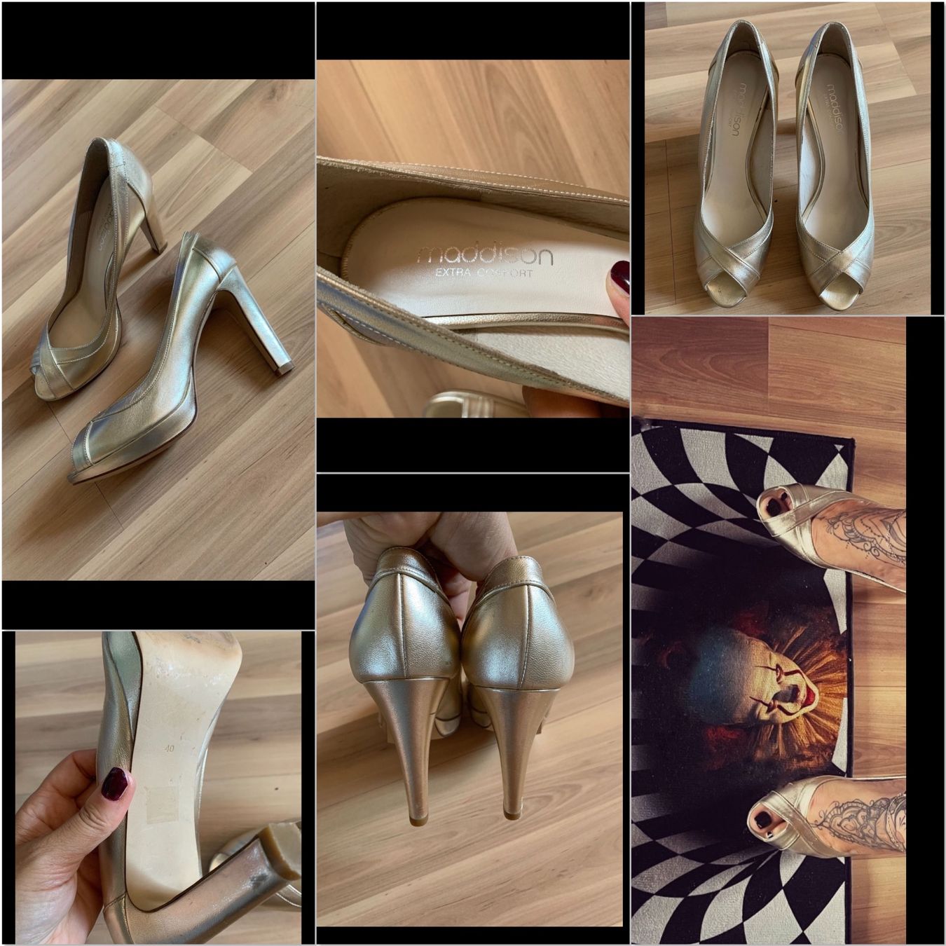 Scarpe da donna: Goldene Pumps – Usato da Hochdorf venduto da Forestgreen