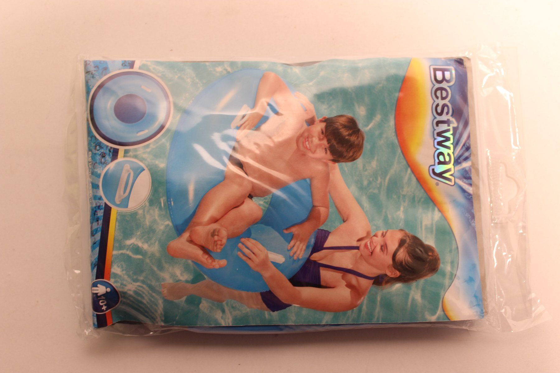 Schwimmringe: Schwimmring mit 2 Griffen, hellblau, 91cm – Neu und originalverpackt aus Fehraltorf von haefens 3